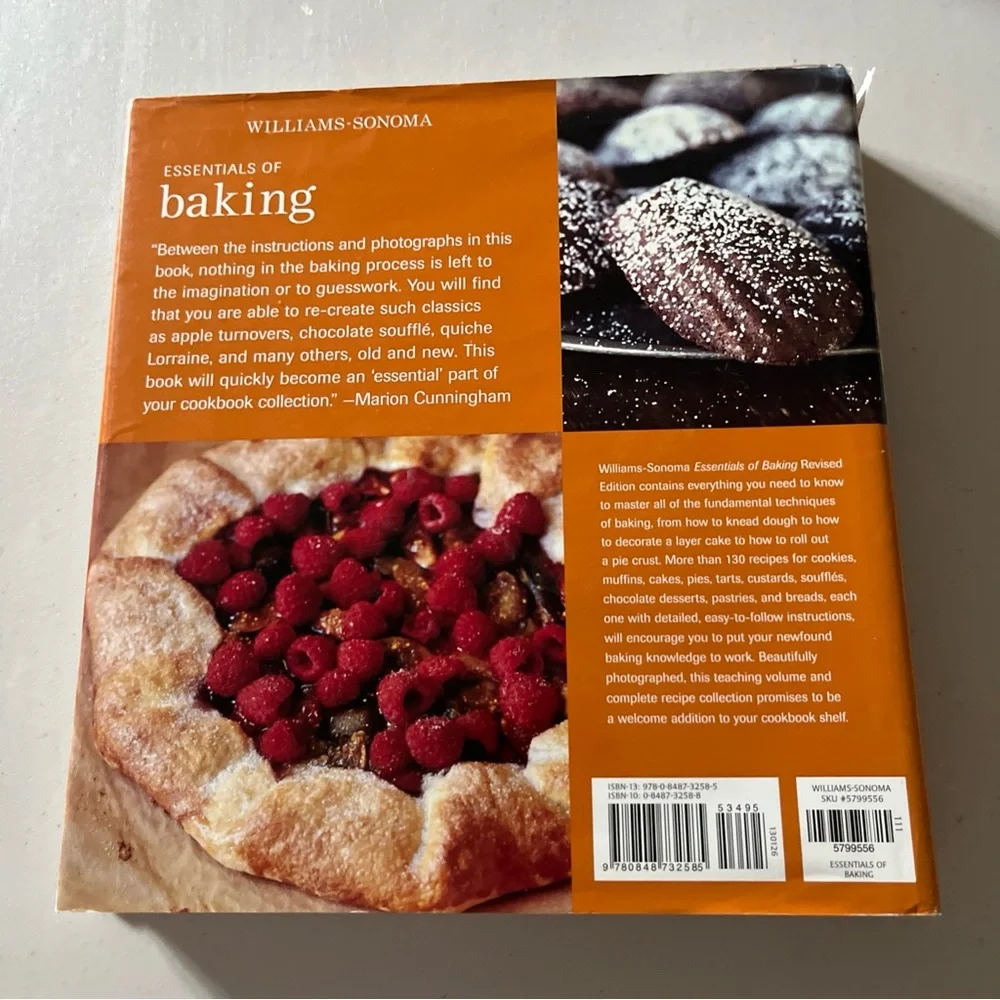 Williams Sonoma Essentials of Baking - Black and Red Cover
